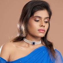 Load image into Gallery viewer, Arzoo Choker - Blue
