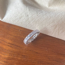 Load image into Gallery viewer, Asscher Eternity Ring - White
