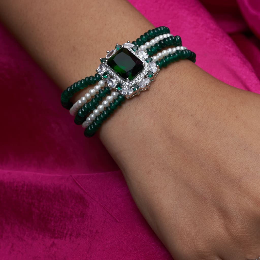 Ayesha Bracelet - Green