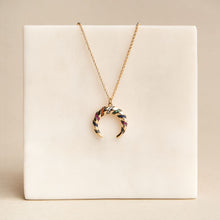 Load image into Gallery viewer, Aztec Moon Pendant
