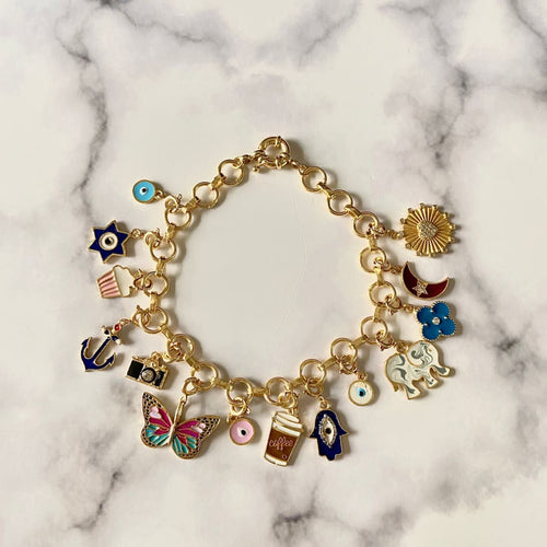 Build Your Ring Charm Bracelet