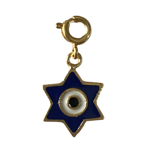Build Your Ring Charm Bracelet - Star Evil Eye