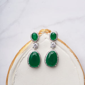 Callie Earrings - Green