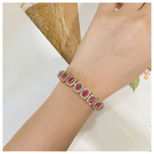 Load image into Gallery viewer, Classic Tennis Bracelet - Yellow - Red
