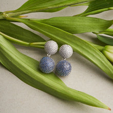 Load image into Gallery viewer, Colour Pop Ball Earrings - Blue
