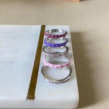Load image into Gallery viewer, Colour Pop Rings - White
