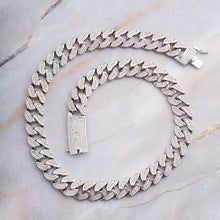 Load image into Gallery viewer, Cuban Link Thick Diamonte Necklace
