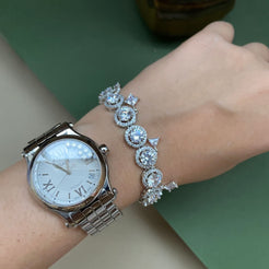 Desiree Charm Tennis Bracelet