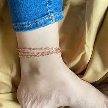 Load image into Gallery viewer, Diamante Chain Anklet

