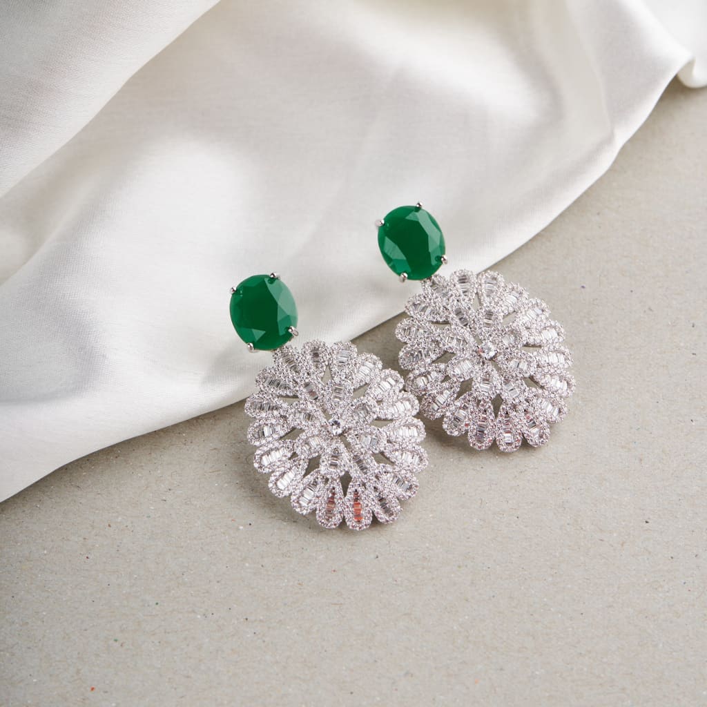Glory Earrings - Green