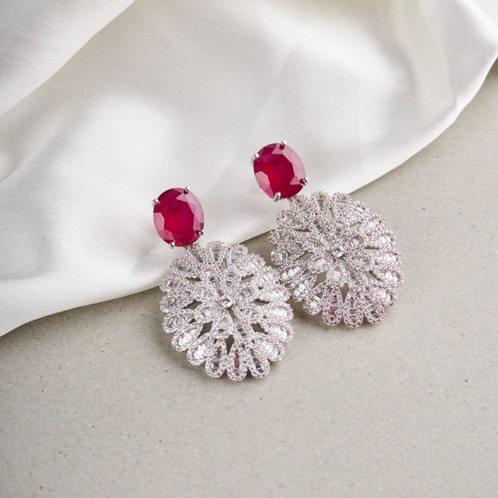 Glory Earrings - Red