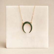 Load image into Gallery viewer, Green Moon Pendant
