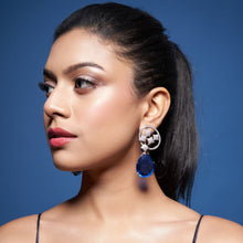 Load image into Gallery viewer, Harnaaz Earrings - Blue
