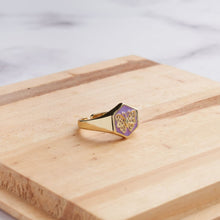 Load image into Gallery viewer, Hexa Butterfly Ring - Lavendar
