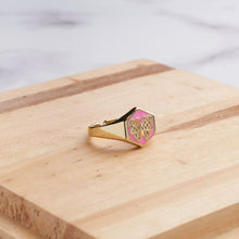 Load image into Gallery viewer, Hexa Butterfly Ring - Pink
