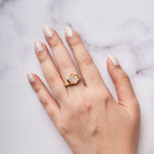 Load image into Gallery viewer, Hexa Heart Ring
