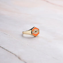 Load image into Gallery viewer, Hexa Signet Ring - Orange
