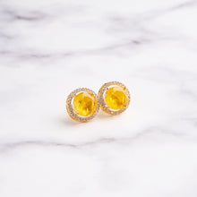 Load image into Gallery viewer, June Earrings - Yellow&amp;Gold
