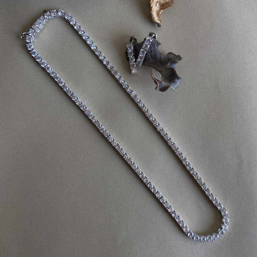 Layla Necklace Set - White