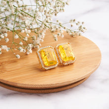 Load image into Gallery viewer, Maeve Earrings - Yellow&amp;Gold

