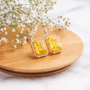 Maeve Earrings - Yellow&Gold
