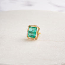 Load image into Gallery viewer, Maeve Ring - Green&amp;Gold
