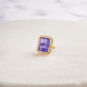 Maeve Ring - Purple&Gold
