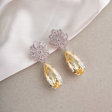 Load image into Gallery viewer, Magnolia Earrings - Yellow
