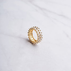 Marquise Eternity Ring - Gold