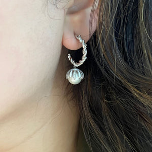Nikos Earrings - Silver