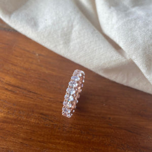 Oval Eternity Ring - Rose