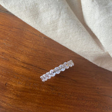 Load image into Gallery viewer, Oval Eternity Ring - White
