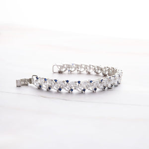 Pear Slant Tennis Bracelet