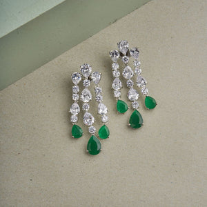 Prisha Earrings - Green