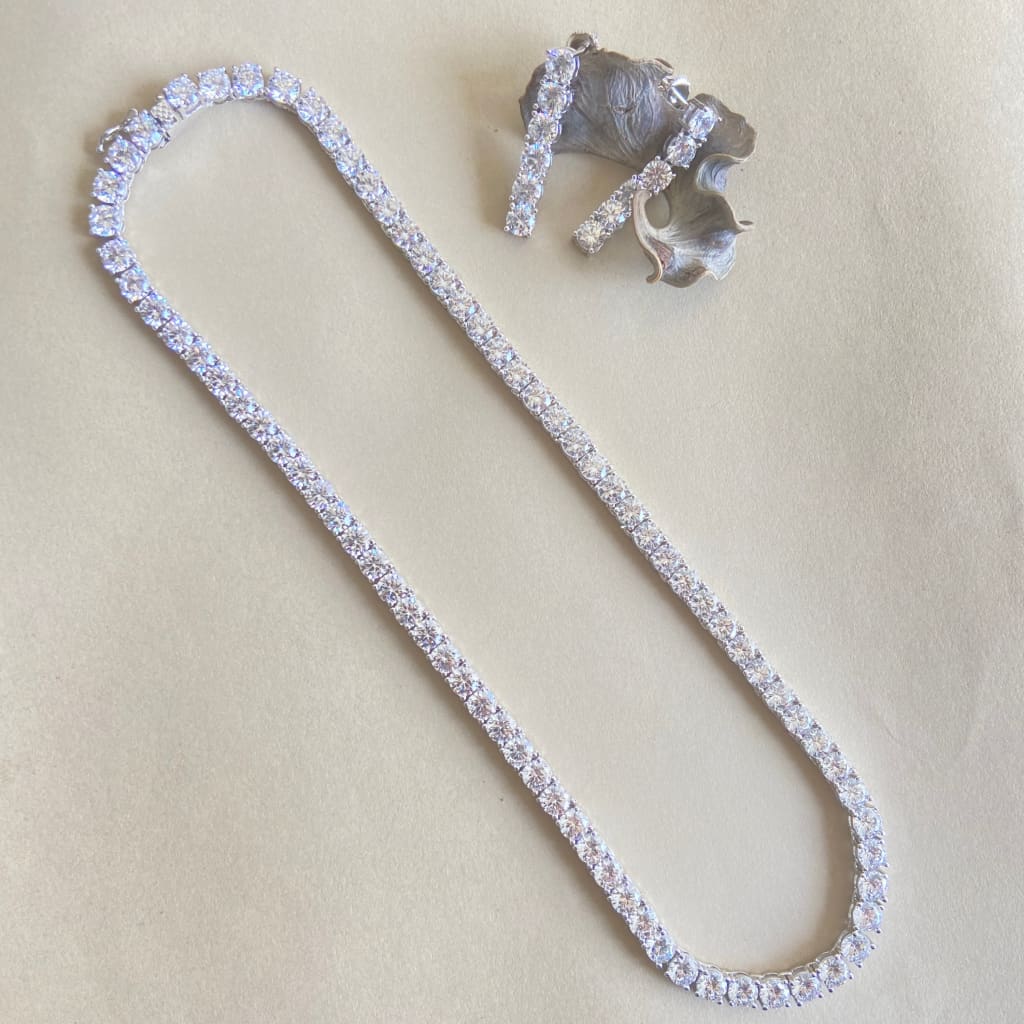 Raquel Necklace Set - White