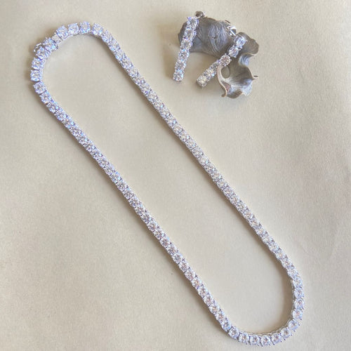 Raquel Necklace Set - White
