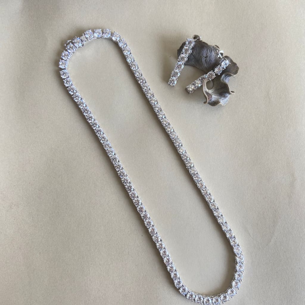 Raquel Necklace Set - White