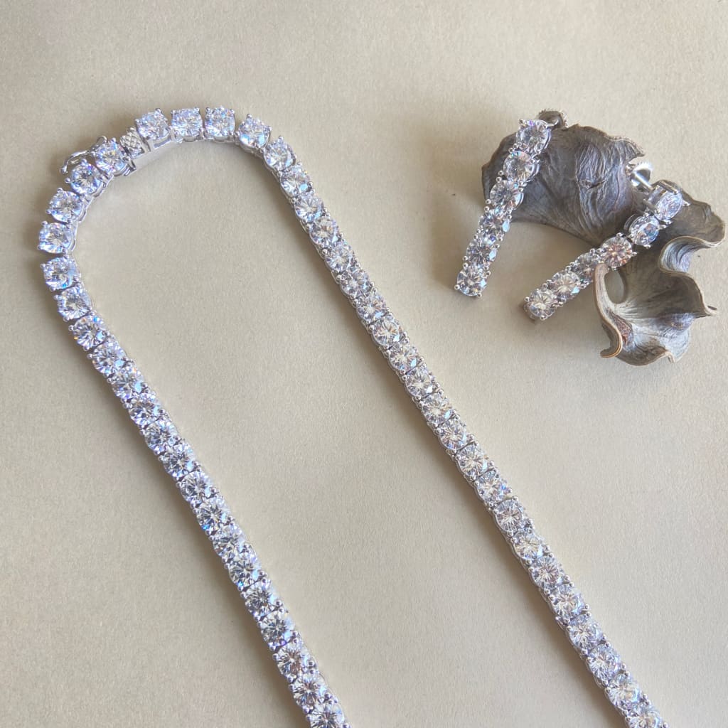 Raquel Necklace Set - White