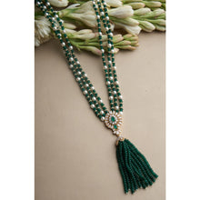 Load image into Gallery viewer, Ruhi Necklace - Green&amp;Gold
