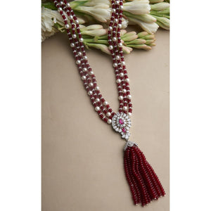 Ruhi Necklace - Red