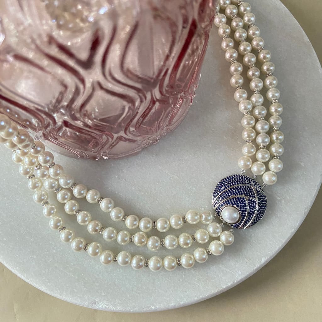 Sara Necklace - Blue