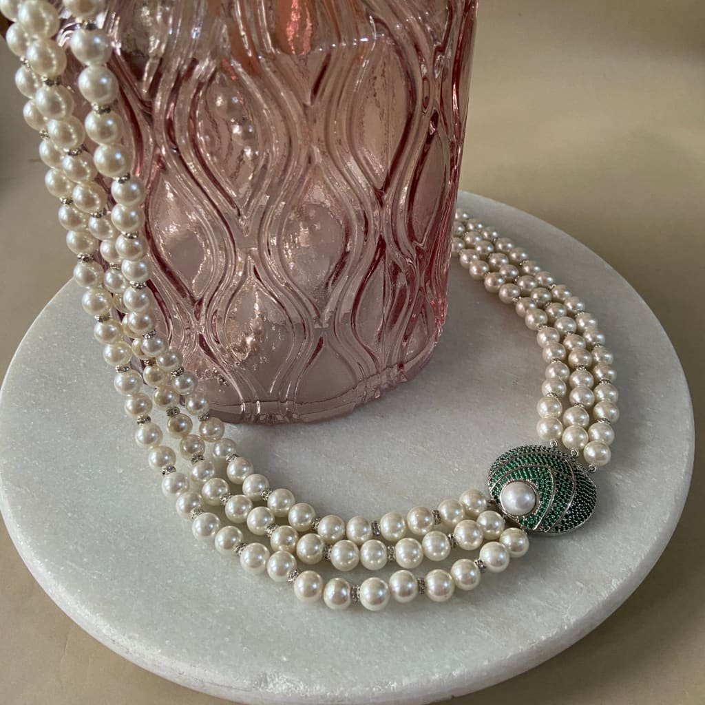 Sara Necklace - Green
