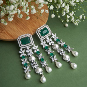 Sylvia Earrings - Green