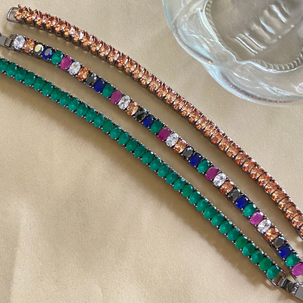 Tess Bracelet - Gunmetal