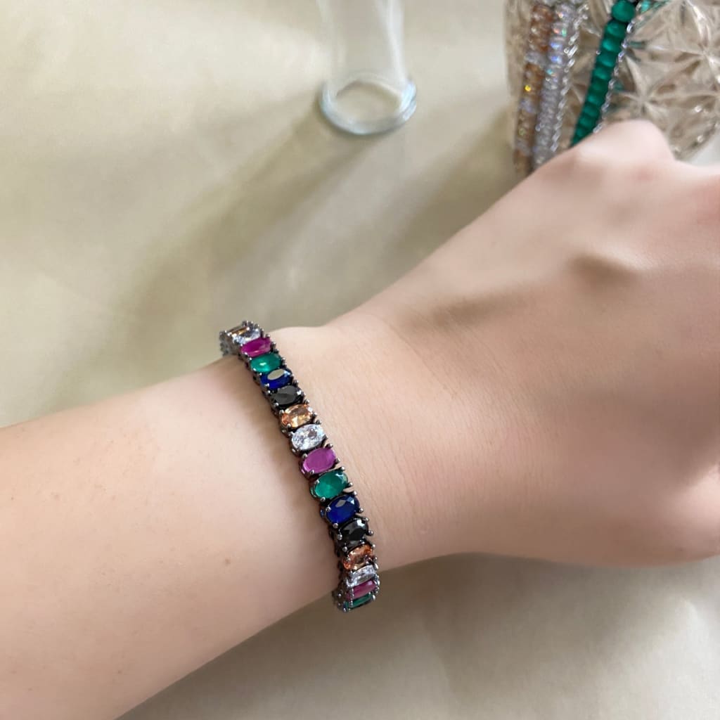 Tess Bracelet - Gunmetal