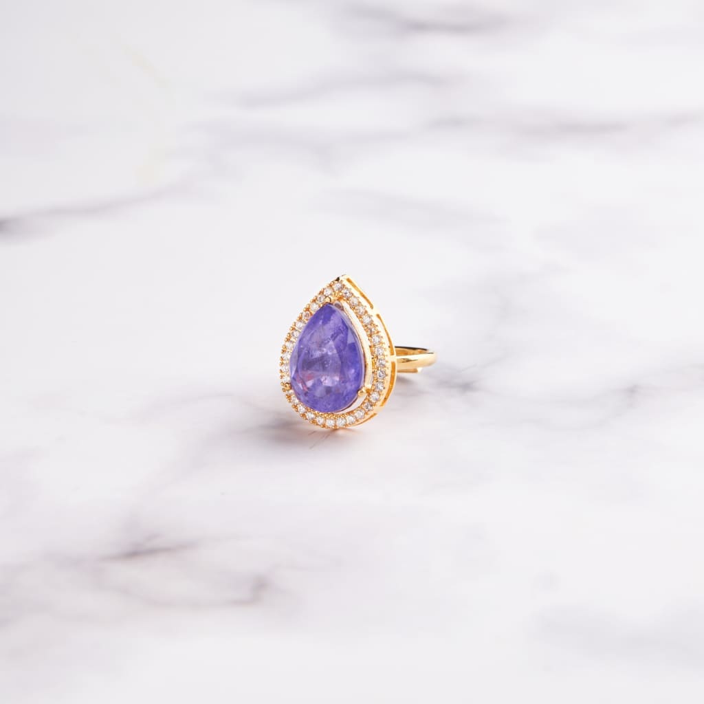 Xylia Ring - Purple&Gold