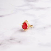 Load image into Gallery viewer, Xylia Ring - Red&amp;Gold
