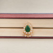 Load image into Gallery viewer, Zahanna Ring - Green&amp;Gold
