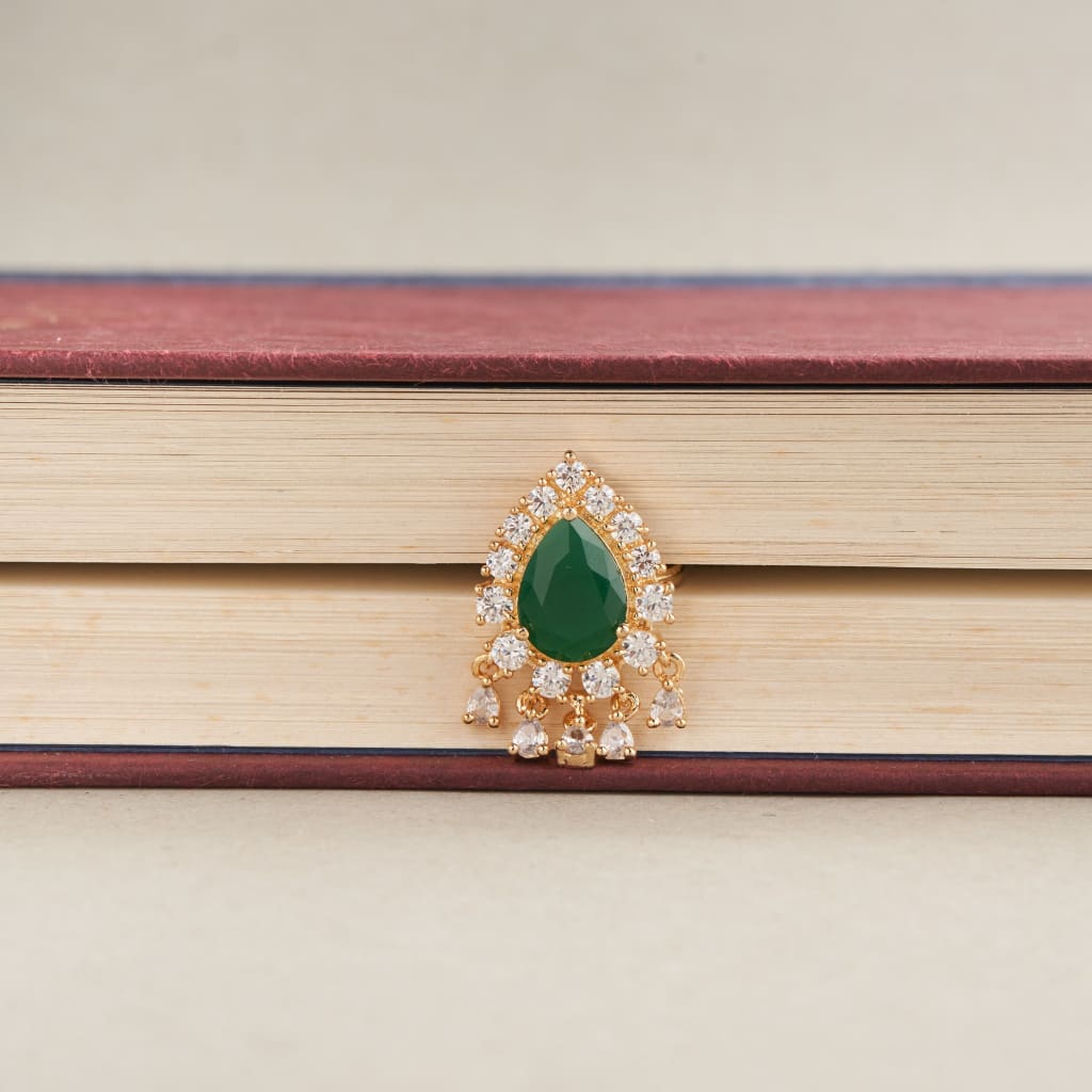 Zahanna Ring - Green&Gold