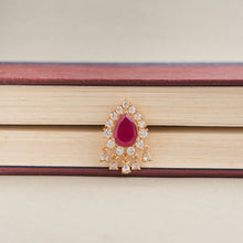 Load image into Gallery viewer, Zahanna Ring - Red&amp;Gold
